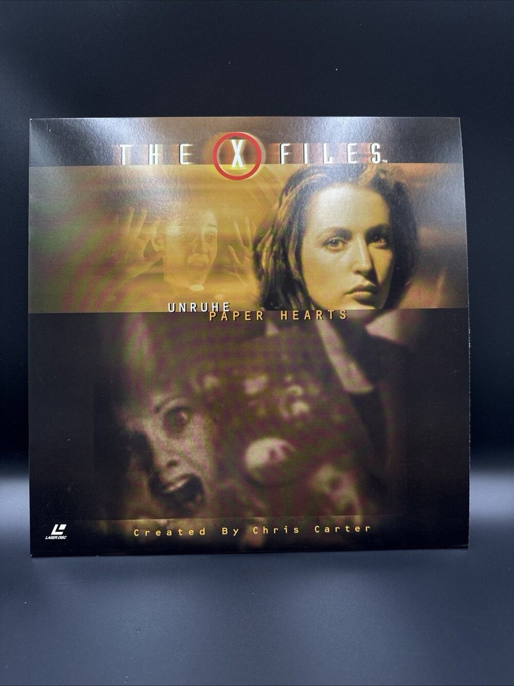The X-Files Unruhe / Paper Hearts Laserdisc David Duchovny